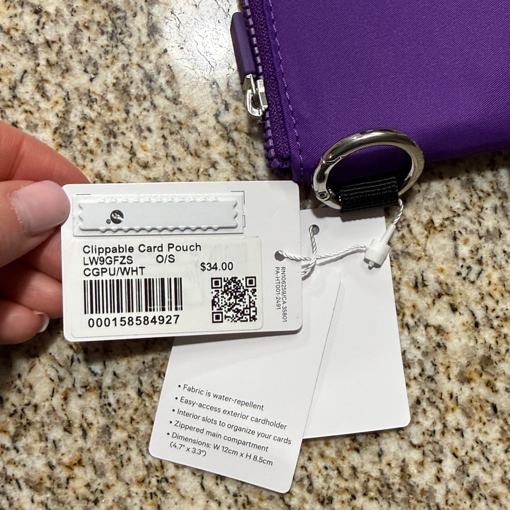 Clippable Card Pouch - Picture 4 of 5